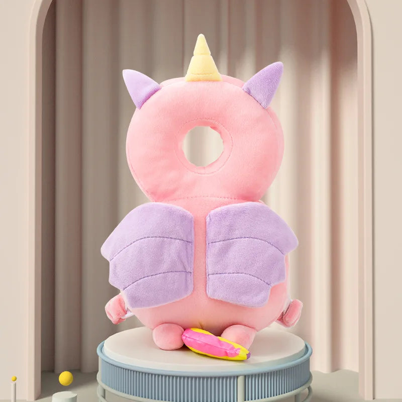 Baby Head Protector Backpack Pillow For Kids 1-3Y Toddler Children Soft PP Cotton Protect The Back Of The Brain Security Pillows