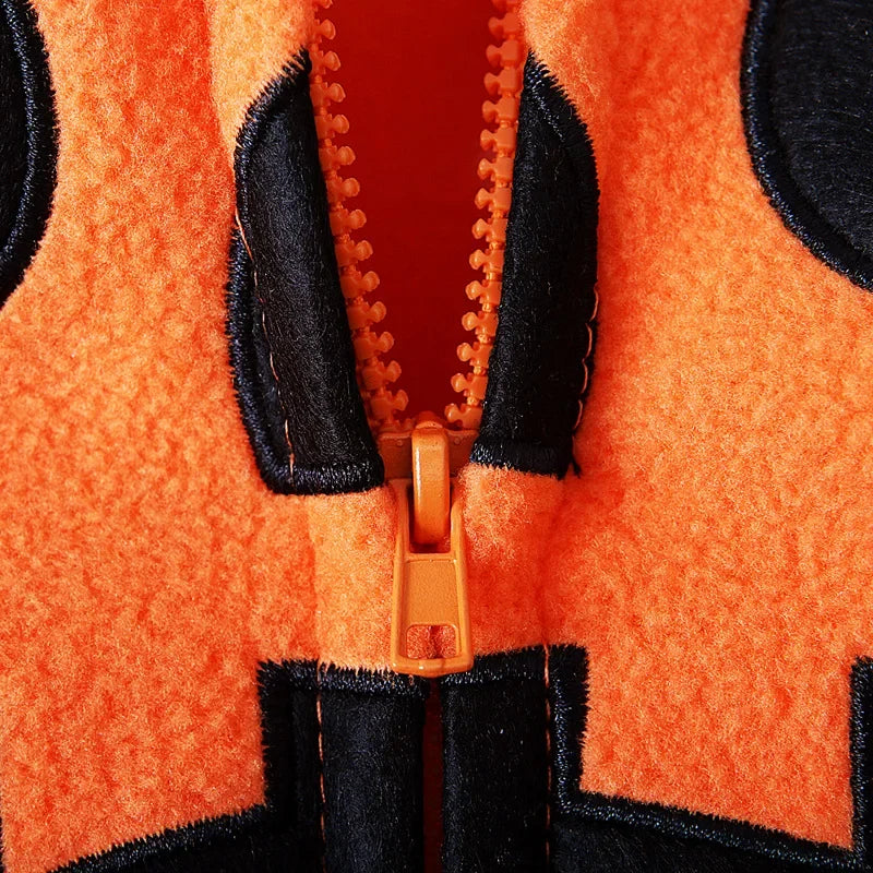 Halloween Pumpkin Costume Onesie with Hat Long Sleeve Baby Romper Suit Footed Crawlers Children's Clothing Toddler Outfit