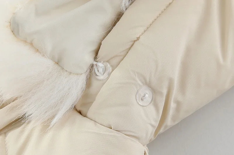 AYNIGIELL 2025 Winter New Jumpsuit with Thickened Warm Hooded Jumpsuit and Built-in Fleece for Baby Girl and Baby Boy Clothing