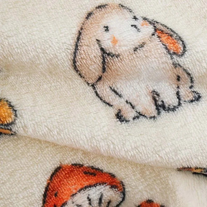 Cartoon Flannel Fleece Children Baby Sleepwear Warm Winter Clothes Toddler Sleep Clothing Pajamas For Girls Boys Kids 1-6T