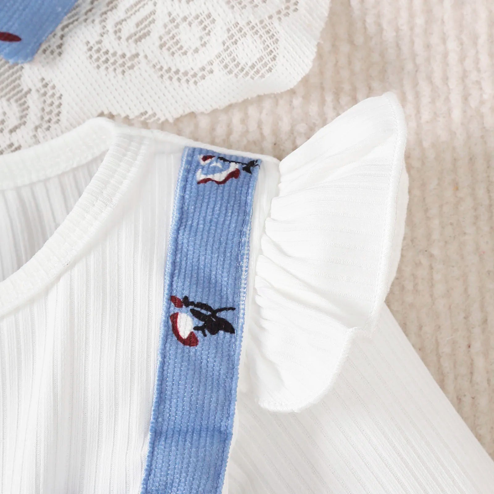 2pc/Set childrens' baby girl Dress Color blocking Broken flowers Big Bow Princess Dress+Headband 0-24 Months Baby Fashion Dress