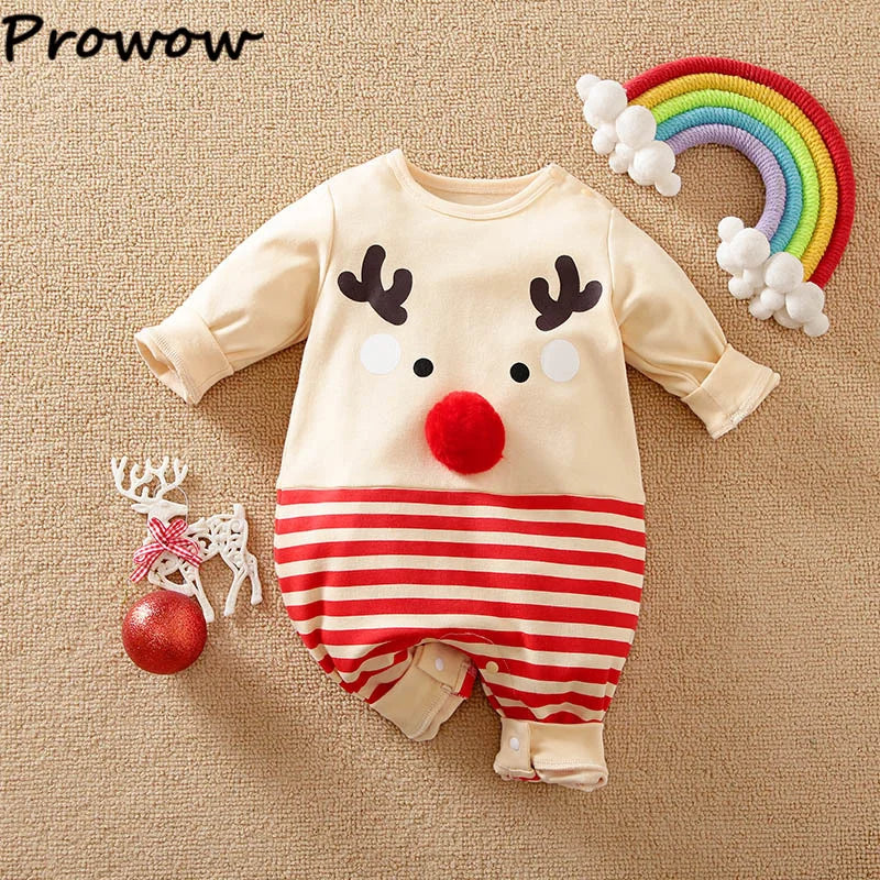 Low Pirce Cheap Clothes Baby Christmas Rompers Red Necktie Gingerbread Jumpsuit For Newborns My First New Year Costume 2026