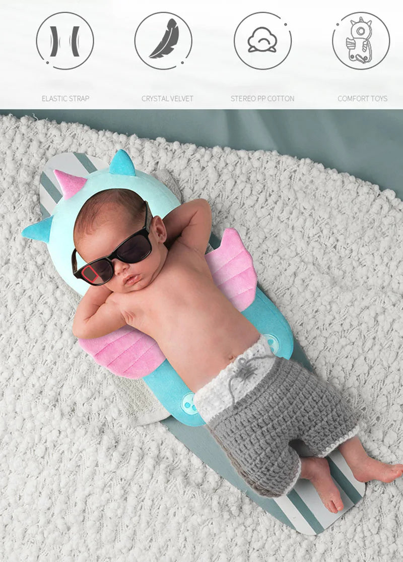 Baby Head Protector Backpack Pillow For Kids 1-3Y Toddler Children Soft PP Cotton Protect The Back Of The Brain Security Pillows