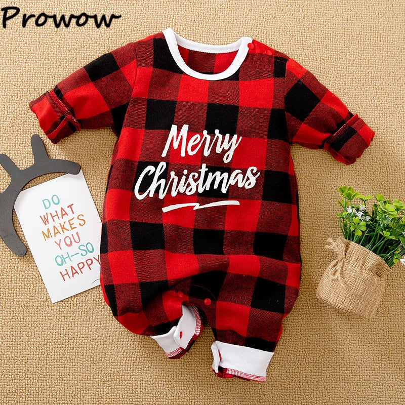 Low Pirce Cheap Clothes Baby Christmas Rompers Red Necktie Gingerbread Jumpsuit For Newborns My First New Year Costume 2026