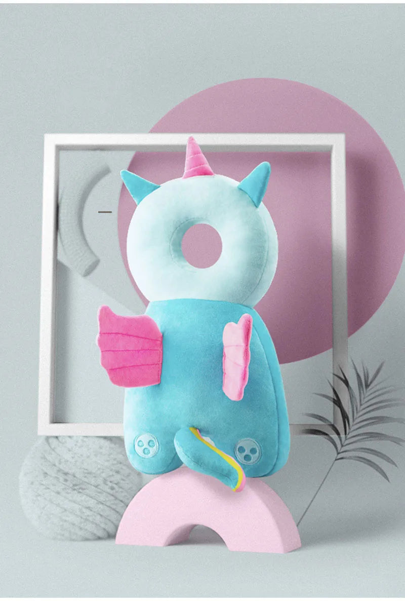 Baby Head Protector Backpack Pillow For Kids 1-3Y Toddler Children Soft PP Cotton Protect The Back Of The Brain Security Pillows