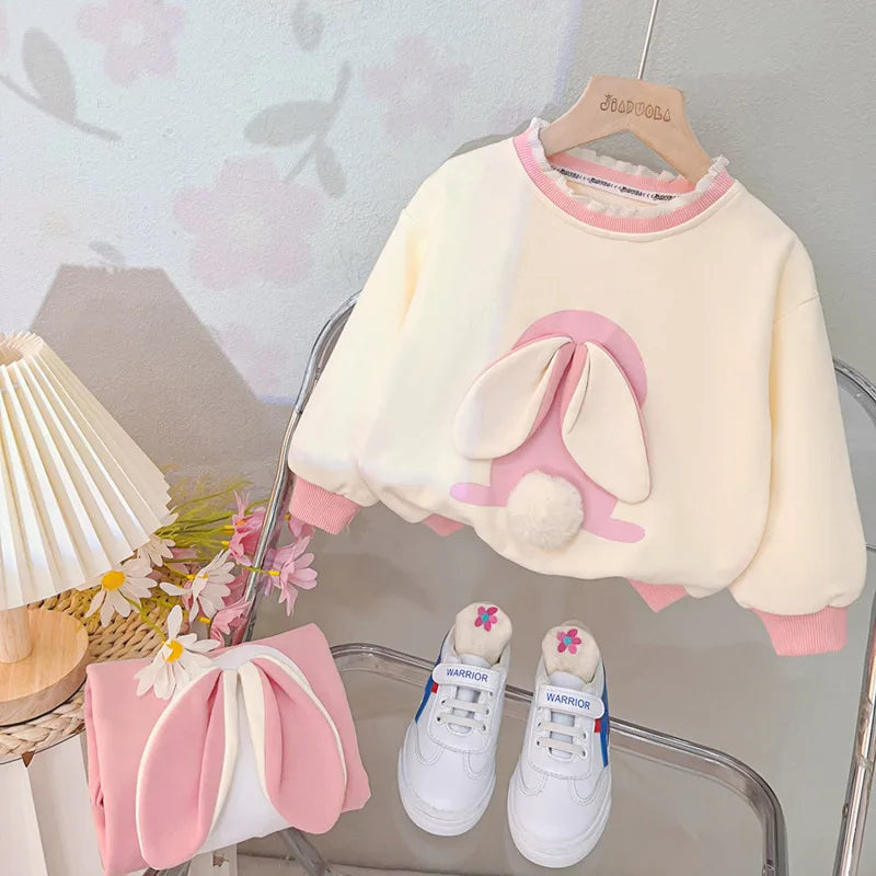 New Spring Autumn Baby Clothes Suit Children Girls Fashion T-Shirt Pants 2Pcs/Set Infant Outfits Toddler Costume Kids Tracksuits